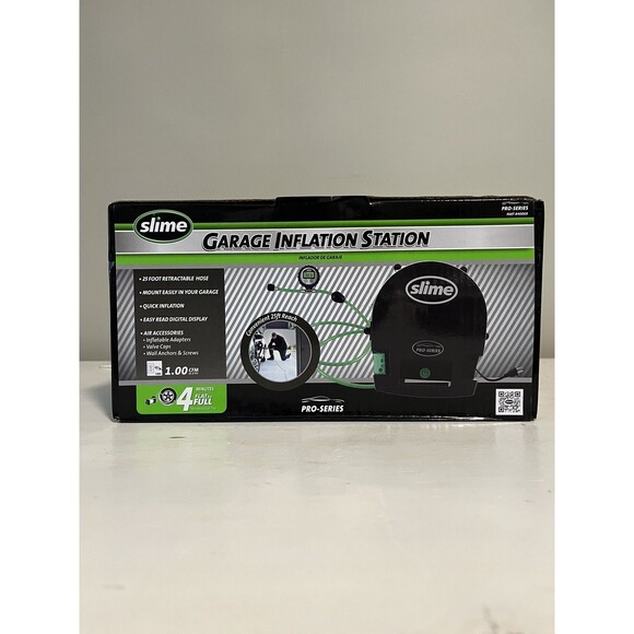 Slime Garage Inflation Station Pro Series 40069 25 Ft Hose 120V NEW (0816) - Picture 5 of 6